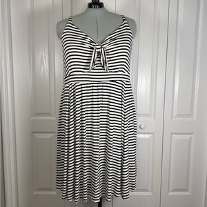 Torrid Super soft stripe skater dress - Size 4